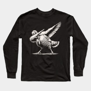 Dabbing Turkey Long Sleeve T-Shirt